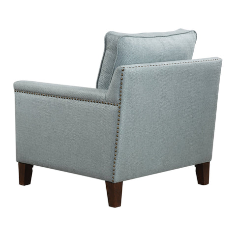 Timeless Minimalist Club Wingback Accent Chair