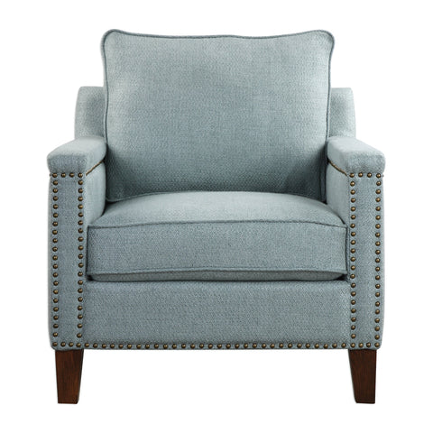 Timeless Minimalist Club Wingback Accent Chair