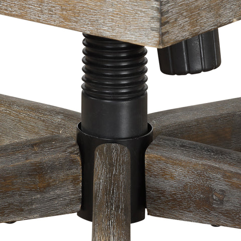 Timeless Minimalist Barrel Back Upholstered Office Chair