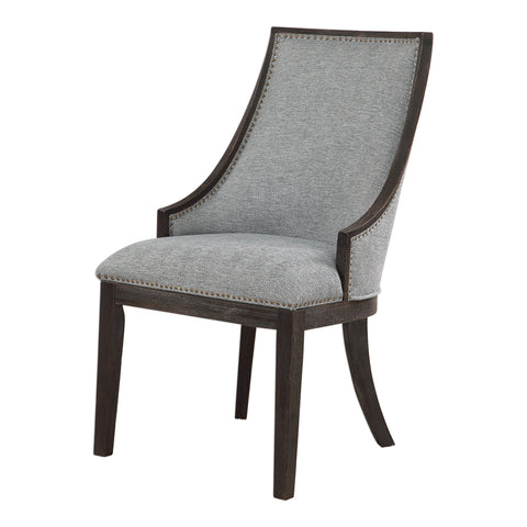 Artful Traditionalist Parsons Upholstered Accent Chair