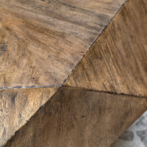 Uttermost Volker Hexagonal Drum Coffee Table