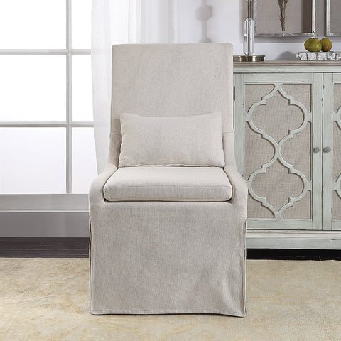 Parsons Timeless Minimalist Contemporary Slipper Accent Chair