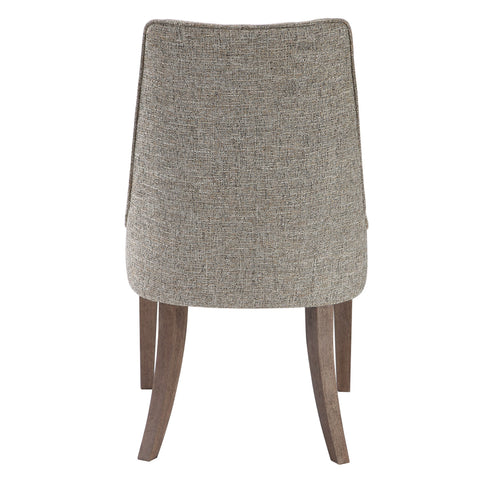 Timeless Minimalist Parsons Slipper Chair with Tapered Legs