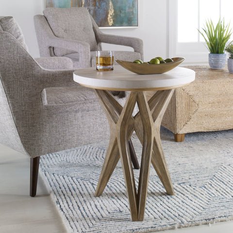Uttermost Marnie Contemporary Center Table in Solid Stone