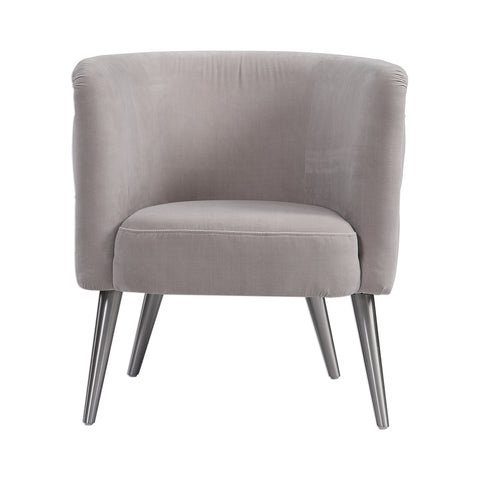 Timeless Minimalist Barrel Tufted Velvet Accent Chair