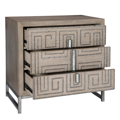 Devya Contemporary Accent Chest Matte Finish Chest & Trunk