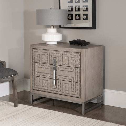 Devya Contemporary Accent Chest Matte Finish Chest & Trunk