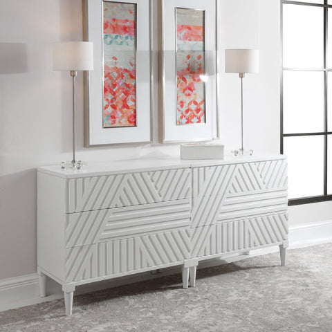 Colby Modern Accent Chest with Inset Handles