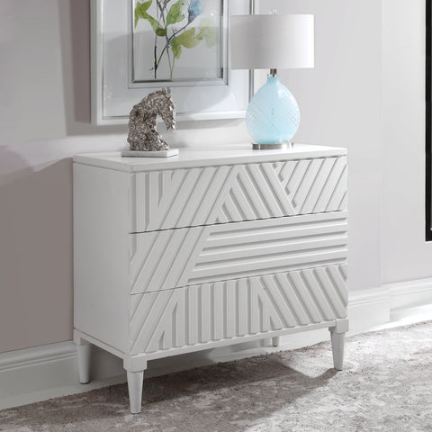 Colby Modern Accent Chest with Inset Handles