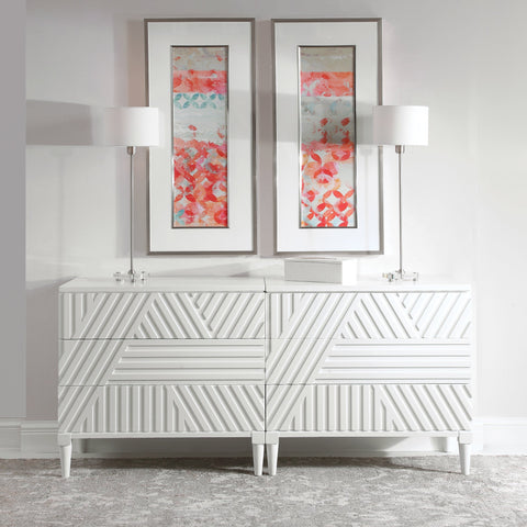 Colby Modern Accent Chest with Inset Handles