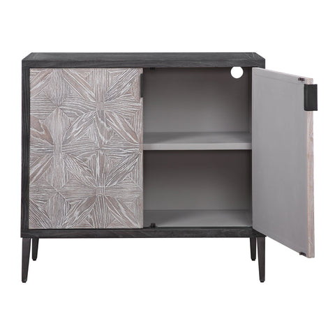Laurentia Modern Two-tone Accent Cabinet