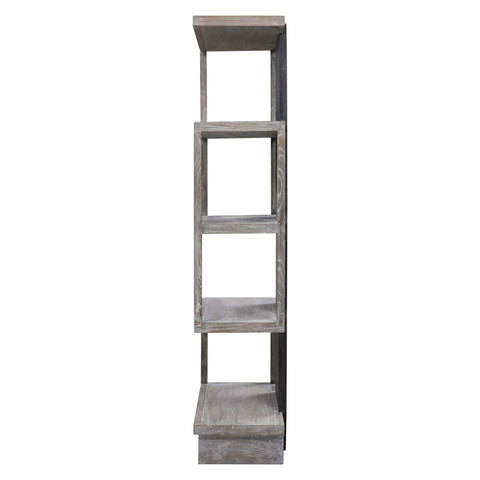 Nicasia Contemporary Etagere Bookcase