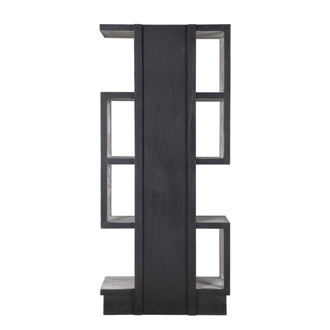 Nicasia Contemporary Etagere Bookcase