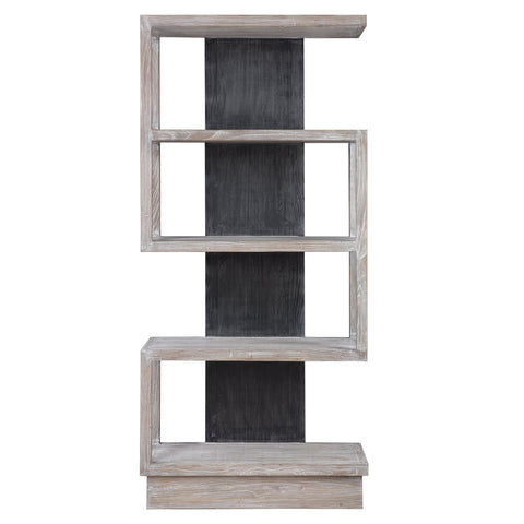 Nicasia Contemporary Etagere Bookcase