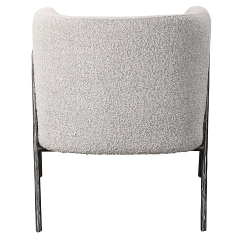 Soft Scandinavian Barrel Upholstered Accent Chair
