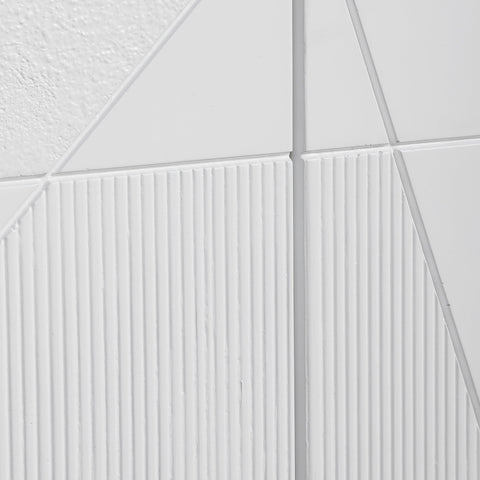 Tightrope Mid Century Matte White Sideboard Cabinet