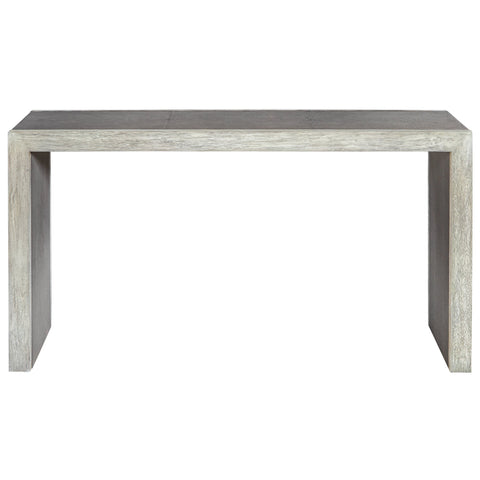 Uttermost Aerina Shagreen Entryway Console for Contemporary Spaces