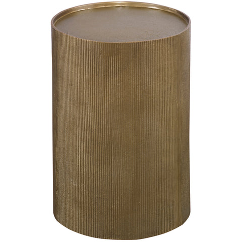 Uttermost Adrina Contemporary Fluted Drum Center Table