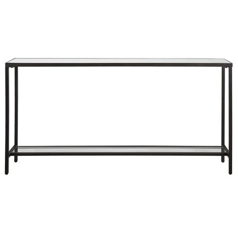 Uttermost Edge Timeless Minimalist Beveled Entryway Console - 60 W