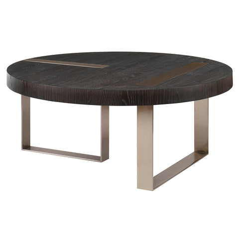 Uttermost Converge Timeless Minimalist Round Modern Coffee Table