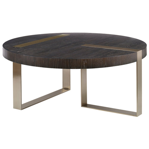 Uttermost Converge Timeless Minimalist Round Modern Coffee Table