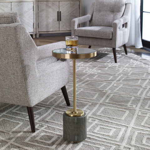 Uttermost Laurier Beveled Contemporary Drink Table