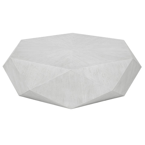 Volker Modern Hexagonal Drum Coffee Table