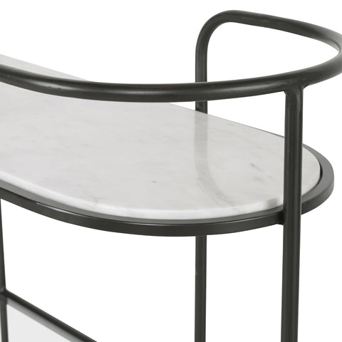 Uttermost Contemporary Curved Console for Modern Entryway