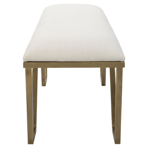 Timeless Minimalist Contemporary Upholstered Accent Bench