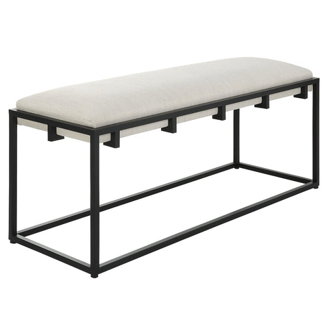 Timeless Minimalist Modern Upholstered Lounge Bench