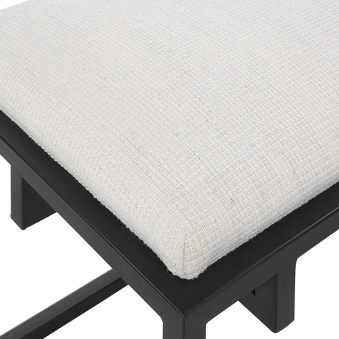 Timeless Minimalist Modern Upholstered Lounge Bench