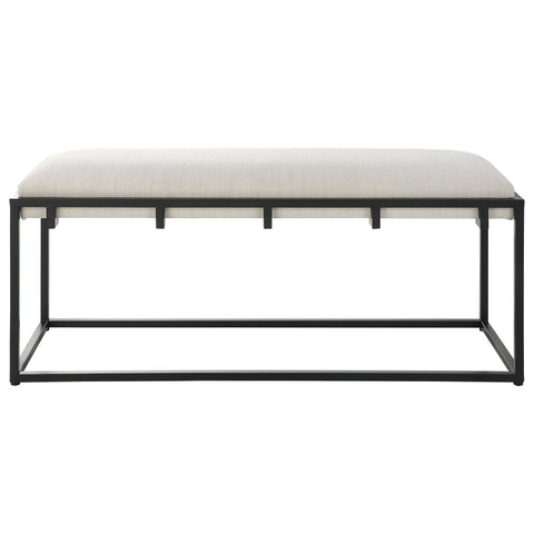 Timeless Minimalist Modern Upholstered Lounge Bench