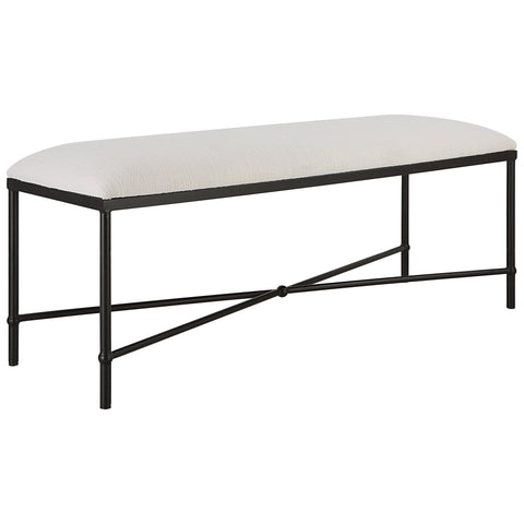 Timeless Minimalist Modern Upholstered Lounge Bench