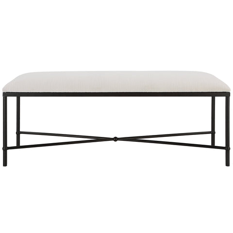 Timeless Minimalist Modern Upholstered Lounge Bench