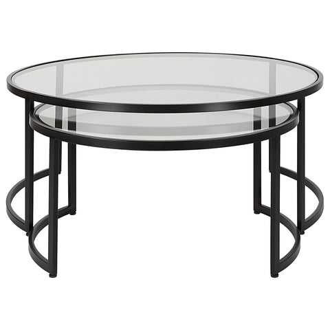 Uttermost Rhea Contemporary Round Nesting Table Set