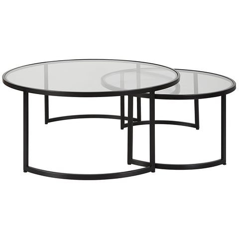 Uttermost Rhea Contemporary Round Nesting Table Set