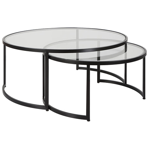 Uttermost Rhea Contemporary Round Nesting Table Set