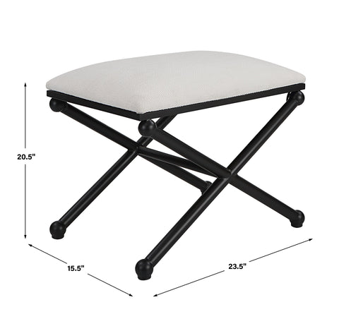 Andrews Timeless Minimalist Upholstered Accent Bench