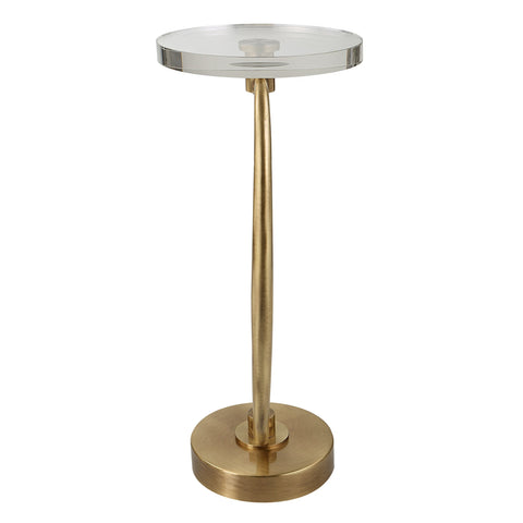 Uttermost Waveney Modern Round Drum Drink Table