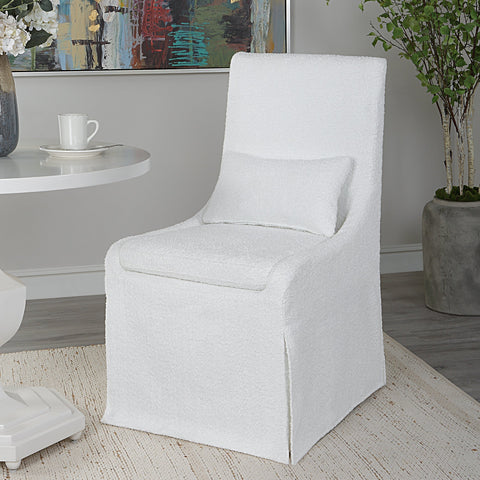 Timeless Minimalist Parsons Slipper Accent Chair