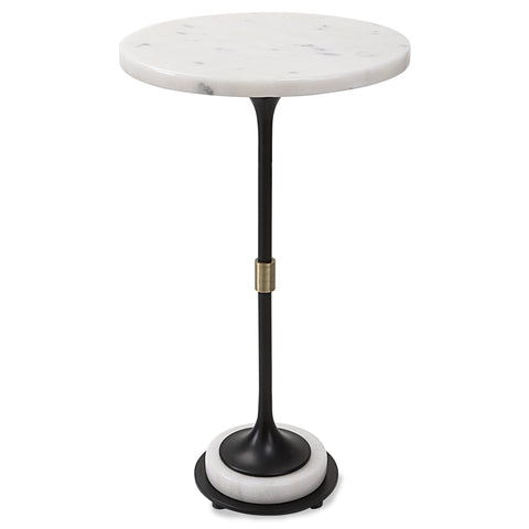 Uttermost Sentry Modern Timeless Minimalist Round Drink Table