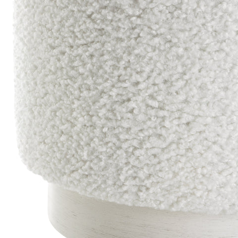 Timeless Minimalist Modern Upholstered Pouf Ottoman