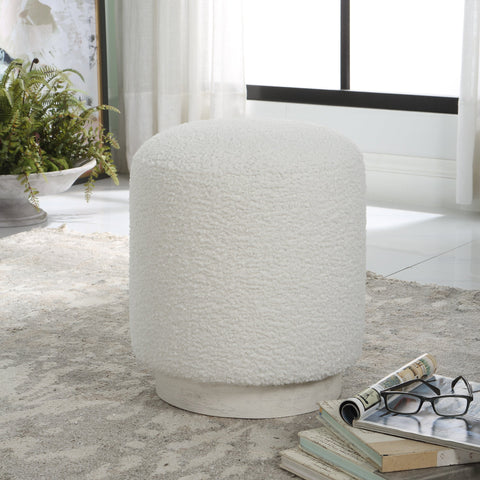 Timeless Minimalist Modern Upholstered Pouf Ottoman