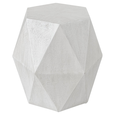 Uttermost Volker Timeless Minimalist Geometric Hexagonal Accent Table - 18 W