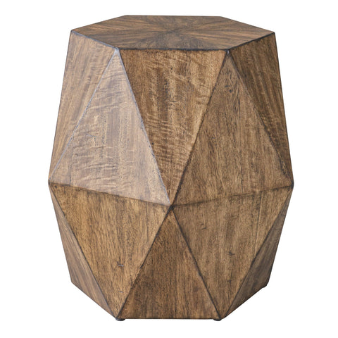 Uttermost Volker Timeless Minimalist Geometric Hexagonal Accent Table - 18 W
