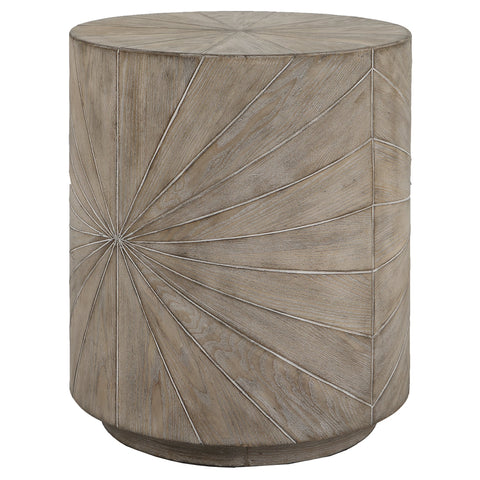 Uttermost Starshine Space Saving Geometric Drum Center Table
