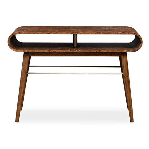 Ledger Timeless Minimalist Curved Entryway Console