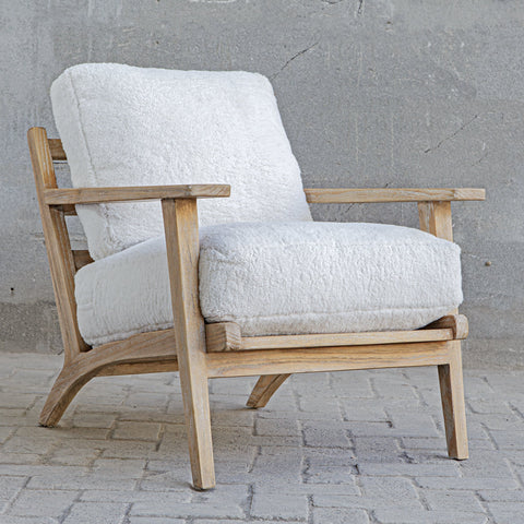 Nature-Driven Modernist Scandinavian Club Accent Chair