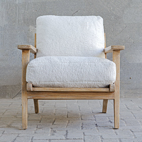 Nature-Driven Modernist Scandinavian Club Accent Chair