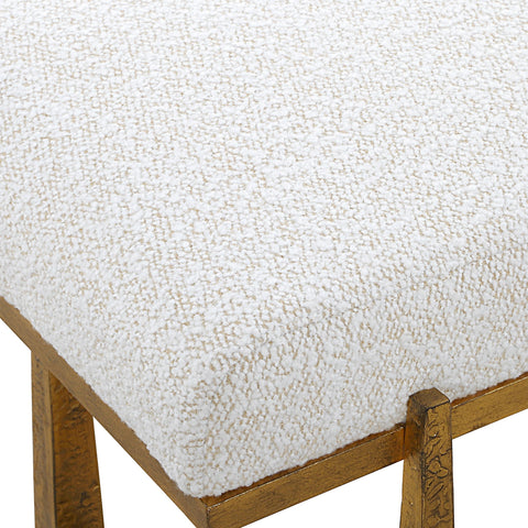 Midas Timeless Minimalist Modern Upholstered Accent Bench